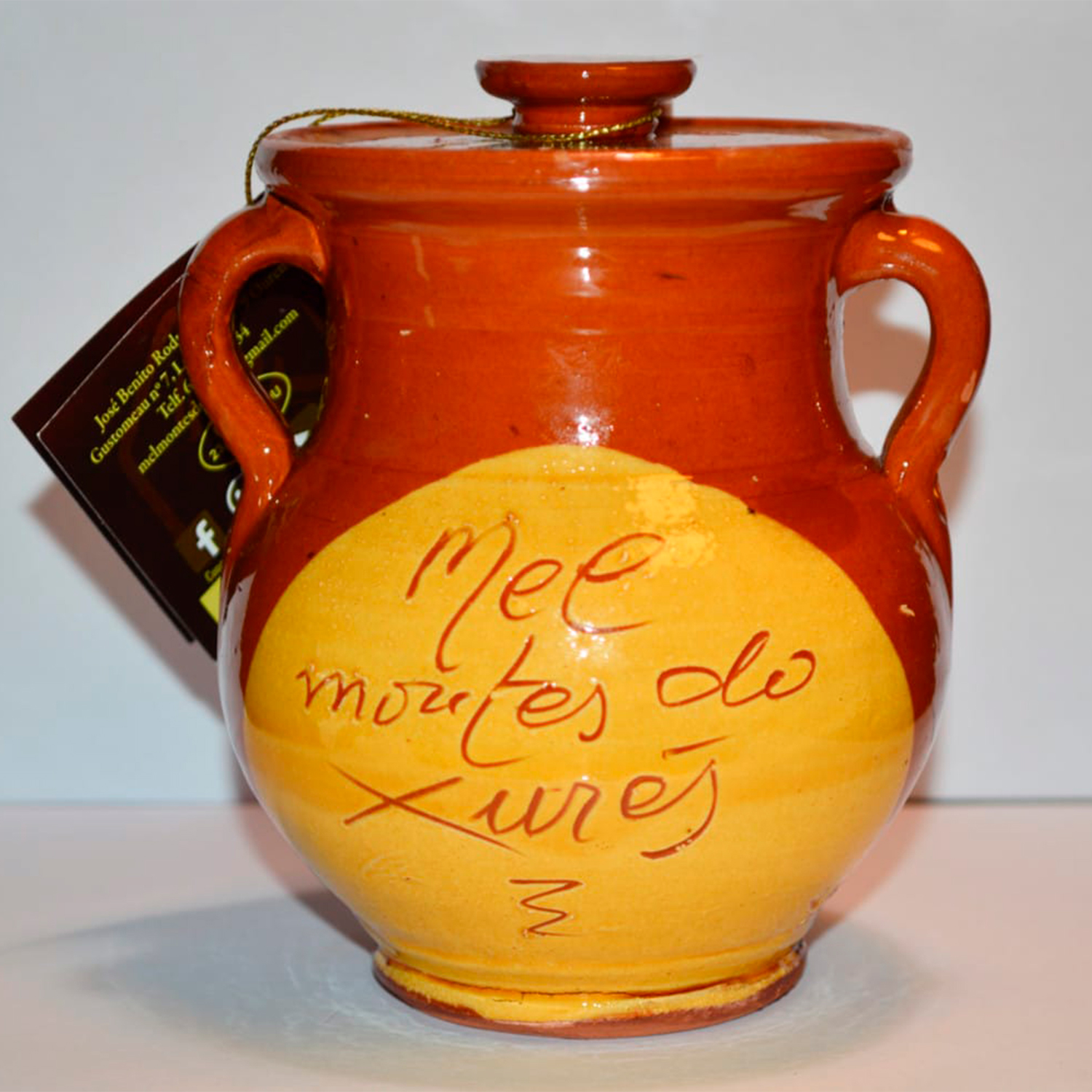 500 gr. miel ecológica y artesana de Galicia - Montes do Xurés en jarro