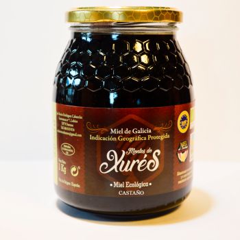 1 kg. miel ecológica y artesana de Galicia, Montes do Xurés - CASTAÑO